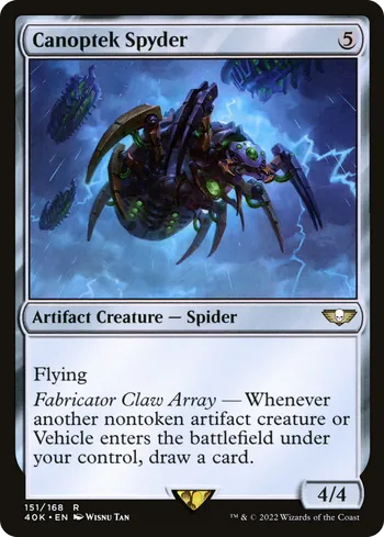 Canoptek Spyder, Magic: The Gathering card
