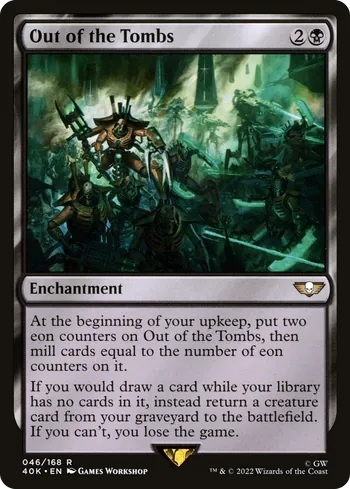 Out of the Tombs, Magic: The Gathering card