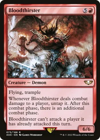 Bloodthirster, Magic: The Gathering card
