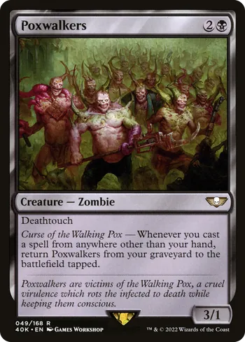 Poxwalkers, Magic: The Gathering card