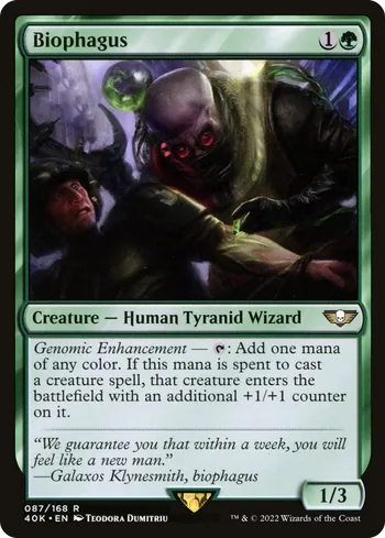 Biophagus, Magic: The Gathering card