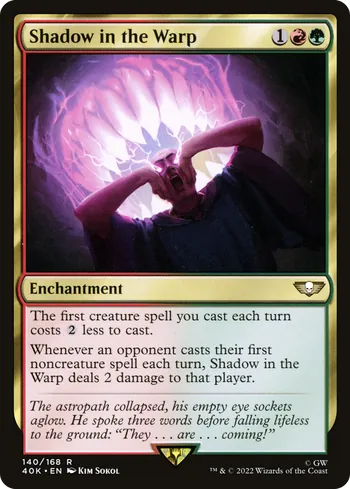 Shadow in the Warp, Magic: The Gathering card
