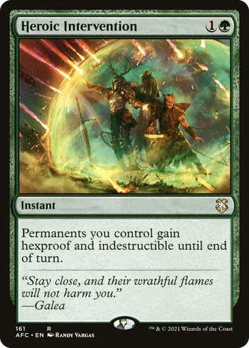 Heroic Intervention, Magic: The Gathering card