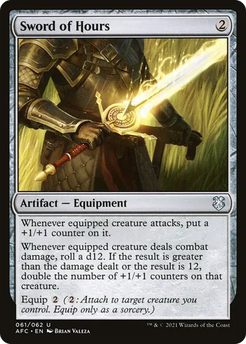 Sword of Hours, Magic: The Gathering card