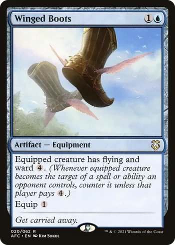 Winged Boots, Magic: The Gathering card