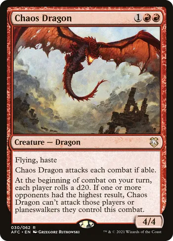 Chaos Dragon, Magic: The Gathering card