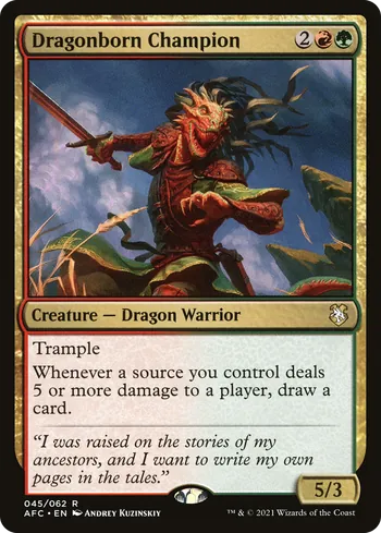 Dragonborn Champion, Magic: The Gathering card