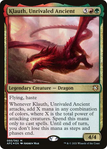 Klauth, Unrivaled Ancient, Magic: The Gathering card