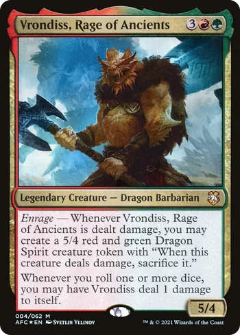 Vrondiss, Rage of Ancients, Magic: The Gathering card