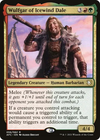 Wulfgar of Icewind Dale, Magic: The Gathering card