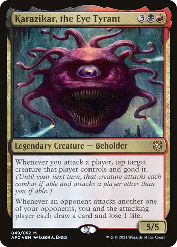 Karazikar, the Eye Tyrant, Magic: The Gathering card