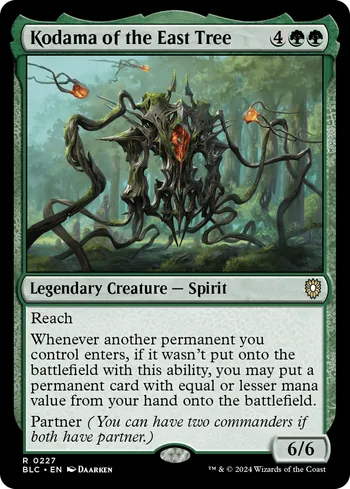 Kodama of the East Tree, Magic: The Gathering card