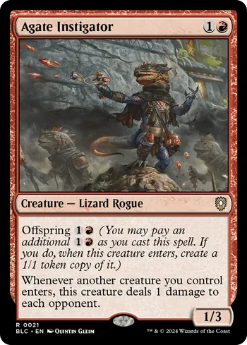 Agate Instigator, Magic: The Gathering card