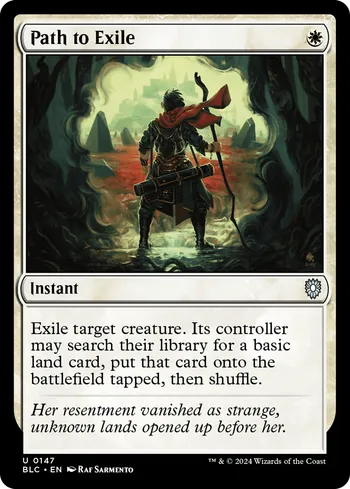 Path to Exile, Magic: The Gathering card