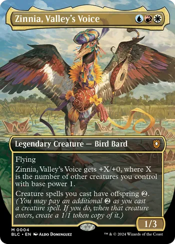 Zinnia, Valley's Voice, Magic: The Gathering card