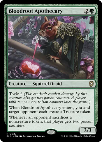 Bloodroot Apothecary, Magic: The Gathering Karte