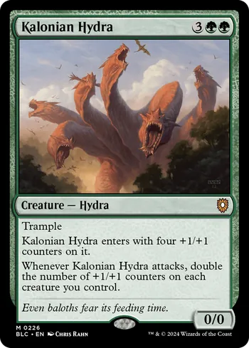 Kalonian Hydra, Magic: The Gathering Karte