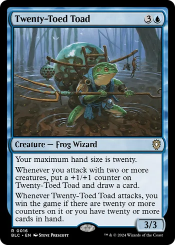 Twenty-Toed Toad, Magic: The Gathering Karte