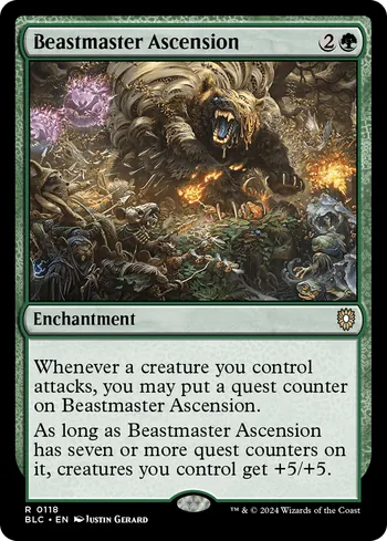 Beastmaster Ascension, Magic: The Gathering card