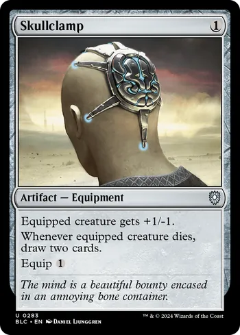 Skullclamp, Magic: The Gathering card
