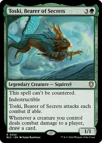 Toski, Bearer of Secrets, Magic: The Gathering card