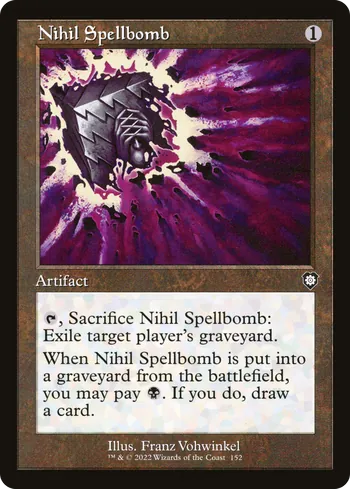 Nihil Spellbomb, Magic: The Gathering card