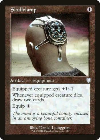 Skullclamp, Magic: The Gathering card