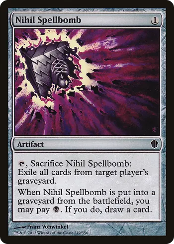 Nihil Spellbomb, Magic: The Gathering card