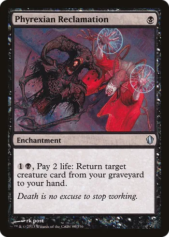 Phyrexian Reclamation, Magic: The Gathering card