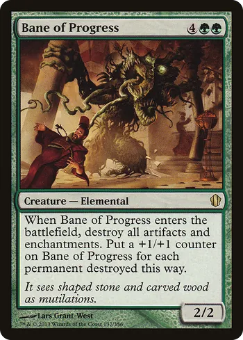Bane of Progress, Magic: The Gathering card