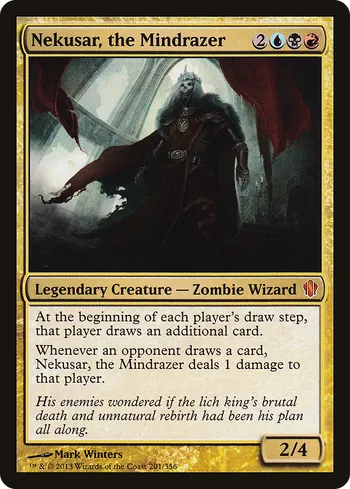 Nekusar, the Mindrazer, Magic: The Gathering card