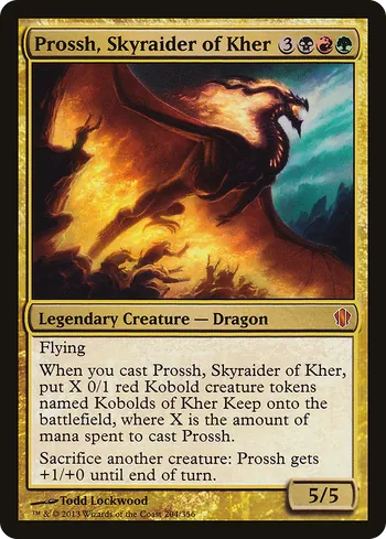 Prossh, Skyraider of Kher, Magic: The Gathering card