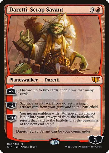 Daretti, Scrap Savant, Magic: The Gathering card