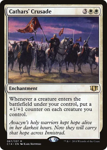 Cathars' Crusade, Magic: The Gathering card
