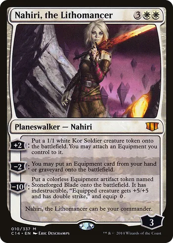 Nahiri, the Lithomancer, Magic: The Gathering card