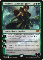 Freyalise, Llanowar's Fury, Magic: The Gathering card