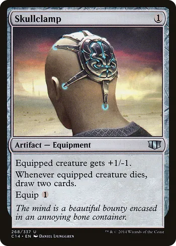 Skullclamp, Magic: The Gathering card
