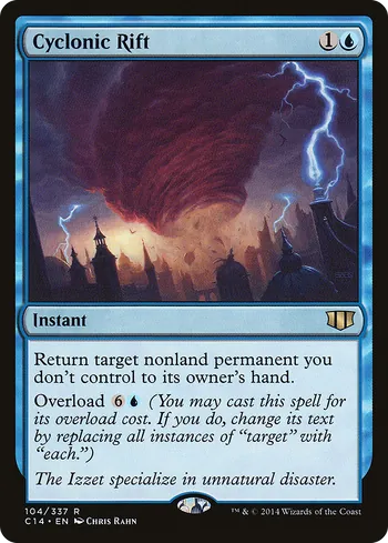 Cyclonic Rift, Magic: The Gathering card