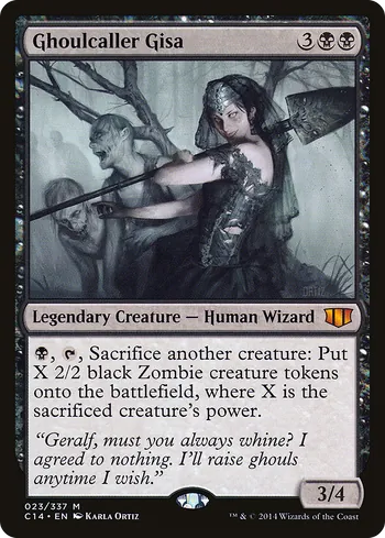 Ghoulcaller Gisa, Magic: The Gathering card