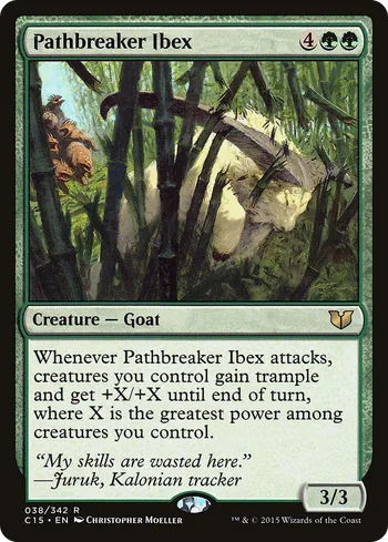 Pathbreaker Ibex, Magic: The Gathering card
