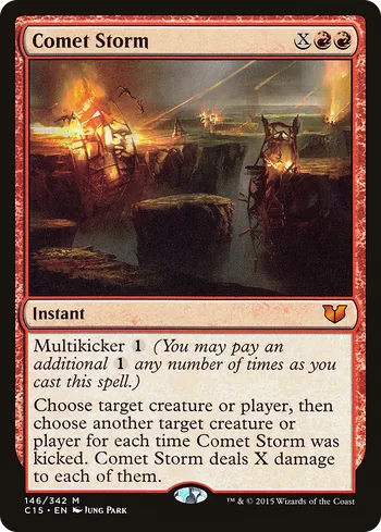 Comet Storm, Magic: The Gathering Karte