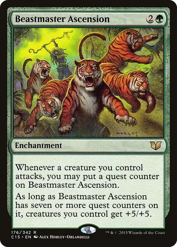 Beastmaster Ascension, Magic: The Gathering card