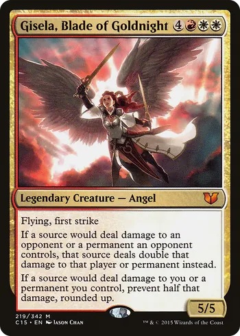 Gisela, Blade of Goldnight, Magic: The Gathering card