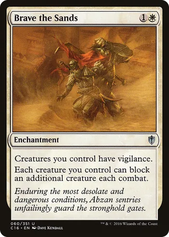 Brave the Sands, Magic: The Gathering card
