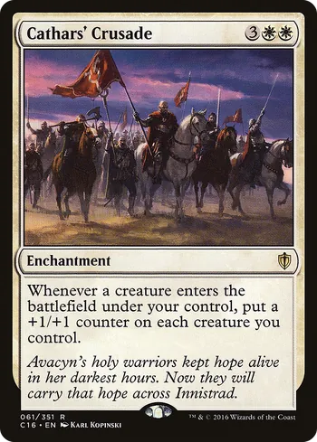 Cathars' Crusade, Magic: The Gathering card