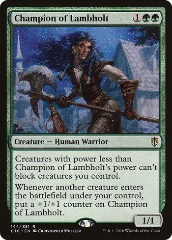 Champion of Lambholt, Magic: The Gathering card