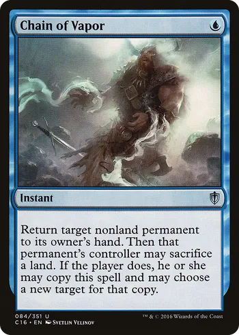 Chain of Vapor, Magic: The Gathering card