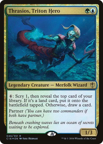 Thrasios, Triton Hero, Magic: The Gathering card