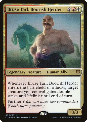 Bruse Tarl, Boorish Herder, Magic: The Gathering card