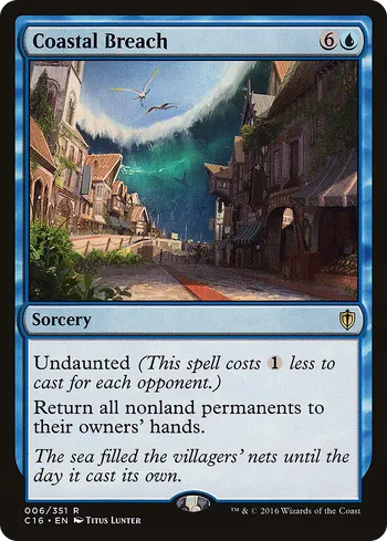 Coastal Breach, Magic: The Gathering card